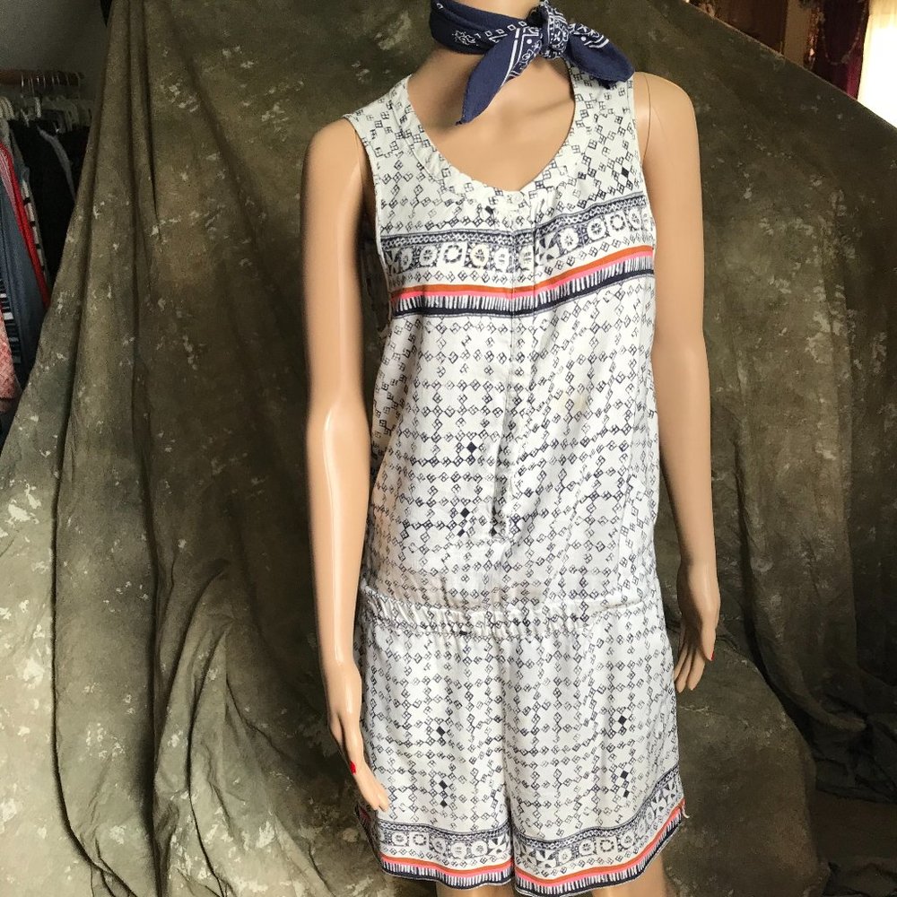 Loft romper, southwest/indian design, EUC, size M